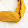 1PC Ladies Hair Accessories Masks Anti-leather Button Hair Band Sports Yoga Elastic Cross Solid Color Knitted Headband Woman