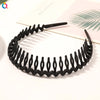 Fashion Simple Headdress Solid Color Resin Hair Comb Hairbands For Women Headband Hair Hoop Bezel With Teeth Hair Accessories