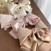 New Fashion Barrette For Women Girls High Quality Multi-layer Big Hair Clip Hairpin Bow Knot Satin Solid Color Accessories Hot