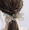New Fashion Chiffon Yarn Barrette Bow For Woman Girls Spring Clip Hairpin Super Fairy Clip Ornaments Headwear Hair Accessories