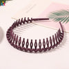 Fashion Simple Headdress Solid Color Resin Hair Comb Hairbands For Women Headband Hair Hoop Bezel With Teeth Hair Accessories