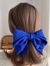 New Fashion Barrette For Women Girls High Quality Multi-layer Big Hair Clip Hairpin Bow Knot Satin Solid Color Accessories Hot