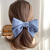 New Fashion Barrette For Women Girls High Quality Multi-layer Big Hair Clip Hairpin Bow Knot Satin Solid Color Accessories Hot