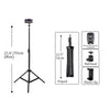 37/68/100/150/200CM Selfie Light Tripod 1/4 Screw Head Photography Portable Stand Trepied Smartphone For Mini Photo Studio