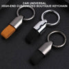 Fashion Leather Car Key Ring Keychain Holder Waist Belt Buckle Carabiner Car Keyring Gift Accessories For Women Men