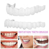 Unisex Upper Lower Temporary Teeth Veneers Portable Household Oral Beauty Accessory For Daily Cosmetic Use