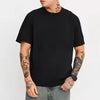 1pcs T Shirt for Men Summer 100% Cotton Short Sleeve Breathable Casual Hip-Hop Y2k tops Running Top Solid Color Man Clothes