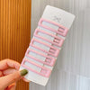 5pcs Fashion Elegant Solid Rectangle Hairpins For Women Sweet Hair Decorate Bangs Hair Clips Barrettes Hairgrip Hair Accessories
