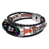 Leather Watch Band For Xiaomi mi Band 6 5 4 3 Bracelets Ethnic Style Retro Strap miband6 Fashion smart watch correa Accessories