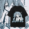 Y2K Anime Women T-shirt Cotton Loose Streetwear Casual Tees Big Size Short-sleeved Hip-hop Harajuku Tops Women Clothing