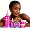LKIAE Pink Glow Skin Care Set For Women, Anti Black Spots, Brightening, Nourishing, Moisturizing, Improve Rough Skin Beauty Kit