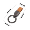 Fashion Leather Car Key Ring Keychain Holder Waist Belt Buckle Carabiner Car Keyring Gift Accessories For Women Men
