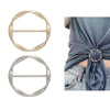 5Pcs Multifunctional Alloy Buckle Set Adjustable Knottable Fasteners for Belts, Waistbands & Casual T-shirt Accessories