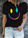 Women Loose Fit Short Sleeve T Shirt Breathable Fabric Casual Tops For Lounging At Home Party Everyday Daily Wear