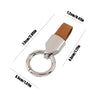 Fashion Leather Car Key Ring Keychain Holder Waist Belt Buckle Carabiner Car Keyring Gift Accessories For Women Men