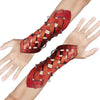 1 Pair Adjustable Arm Bracer Men Arm Guards Medieval Leather Bracers Halloween Costume Cosplay Leather Arm Guards Accessories