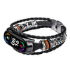 Leather Watch Band For Xiaomi mi Band 6 5 4 3 Bracelets Ethnic Style Retro Strap miband6 Fashion smart watch correa Accessories