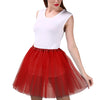 Women's Tutu Skirt Multi Colors Adult Fairycore Women Elastic Waist Dancing Costumes Ballet Clothes Mesh Petticoat Tulle Skirt