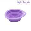 Foldable Silicone Makeup Brush Cleaner Bowl Portable For Powder Puff Eyeshadow Brushes Washing Household Beauty Tool