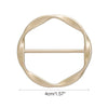 5Pcs Multifunctional Alloy Buckle Set Adjustable Knottable Fasteners for Belts, Waistbands & Casual T-shirt Accessories