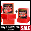 AILKE Organic Tomato Soap Bar, Lightening Skin, Deeply Clean, Exfoliate, Remove Dark Spots, Moisturizing, For Face, Body, 200g