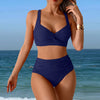Summer Swimsuit Women Sexy Bikini Set Women Two Piece Swimsuit Sexy Two Piece High Waist Bikini Women Clothing купальник