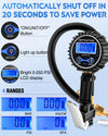 Nilight Digital Tire Inflator Deflator with Pressure Gauge 250 PSI Air Chuck and Compressor Accessories with Rubber Hose and Quick Connect Coupler for 0.1 Display Resolution