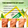WK JALY Lemon Brightening Soap, Anti Acne, Remove Dark Spots, Cleansing Soap For Face Body, Improve Uneven Skin Tone for Women