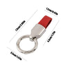 Fashion Leather Car Key Ring Keychain Holder Waist Belt Buckle Carabiner Car Keyring Gift Accessories For Women Men