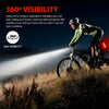 2PCS USB Rechargeable Bike Light Set Front Light with Taillight Easy to Install 3 Modes Bicycle Accessories for the Bicycle