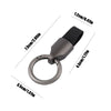 Fashion Leather Car Key Ring Keychain Holder Waist Belt Buckle Carabiner Car Keyring Gift Accessories For Women Men