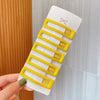 5pcs Fashion Elegant Solid Rectangle Hairpins For Women Sweet Hair Decorate Bangs Hair Clips Barrettes Hairgrip Hair Accessories