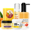 AILKE Organic Turmeric Skin Care Set, Brighten, Cleaning Skin, Remove Acne,Pimples, Whitening, Even Skin Tone, Improve Dry Skin