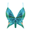 2025 Sparkly Sequin Crop Top Women Clothing Bandage Backless Dance Vest Vintage Party Camisole Tank Tops Clubwear Glitter Outfit