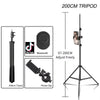 37/68/100/150/200CM Selfie Light Tripod 1/4 Screw Head Photography Portable Stand Trepied Smartphone For Mini Photo Studio