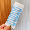 5pcs Fashion Elegant Solid Rectangle Hairpins For Women Sweet Hair Decorate Bangs Hair Clips Barrettes Hairgrip Hair Accessories