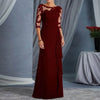 Elegant Dresses For Women Wedding Guest Cocktail Party Dress Sexy Lace Patchwork Prom Long Dresses Evening Gowns платье женское
