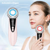 4 in1 Facial Massager Red Blue Light Therapy Vibration Skin Tightening Face Lifting Anti Wrinkle Beauty Device Skin Care Tool