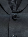 TweedLad Men's 2-Piece Business Casual Suit Two-Piece Slim Fit Classic Notched Lapel Single-Breasted Suit