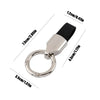 Fashion Leather Car Key Ring Keychain Holder Waist Belt Buckle Carabiner Car Keyring Gift Accessories For Women Men