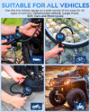 Nilight Digital Tire Inflator Deflator with Pressure Gauge 250 PSI Air Chuck and Compressor Accessories with Rubber Hose and Quick Connect Coupler for 0.1 Display Resolution