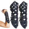1 Pair Adjustable Arm Bracer Men Arm Guards Medieval Leather Bracers Halloween Costume Cosplay Leather Arm Guards Accessories