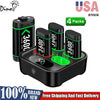Rechargeable Battery for Xbox One Controller 4 X 3600mWh Battery for Xbox One/Xbox Series X/S Charging Accessories