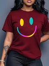 Women Loose Fit Short Sleeve T Shirt Breathable Fabric Casual Tops For Lounging At Home Party Everyday Daily Wear