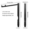 Folding Camping Lamp Pole 1/4 Tripod Screw Lamp Post Hanging Light Holder Stick Fishing Picnic BBQ Outdoor Camping Accessories