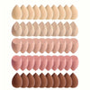 12 Pack Coffee Color Dual Use Dry Wet Beauty Sponge Soft Texture For Liquid Foundation Holiday Party Daily Household Makeup Accessory