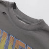R002# New American Style Rough Play Splicing Shinning Diamond 100% Cotton Short Sleeve Tshirts for Men Women Crew Neck Loose Summer T-shirt Oversized Tees