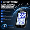 Bikevee 2.4-inch Professional Wireless Bluetooth Bicycle Computer MPH KM/H USB Rechargeable Multifunctional GPS Bike Speedometer Odometer with Auto Start/Stop Backlight Outdoor Riding Accessories Connect BIKEVEE APP
