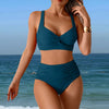 Summer Swimsuit Women Sexy Bikini Set Women Two Piece Swimsuit Sexy Two Piece High Waist Bikini Women Clothing купальник