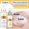 AILKE Vitamin C Brightening Body Lotion, Anti-Wrinkle, Skin Firming, Even Skin Tone Body Cream,With Hyaluronic Acid, Shea Butter